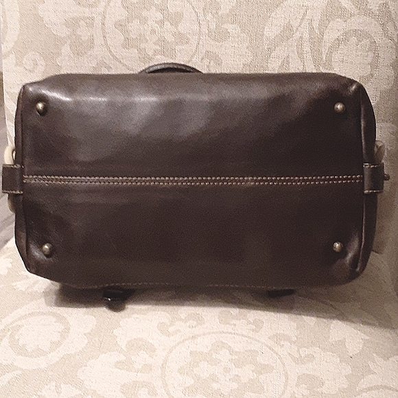 BURBERRY LEATHER NOVA SATCHEL EUC VINTAGE - Picture 3 of 15